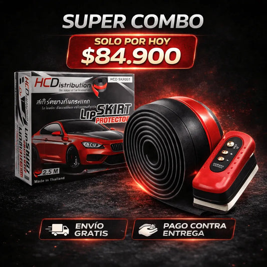 COMBO PROTECTOR BUMPER + LIMPIA DIDRIO