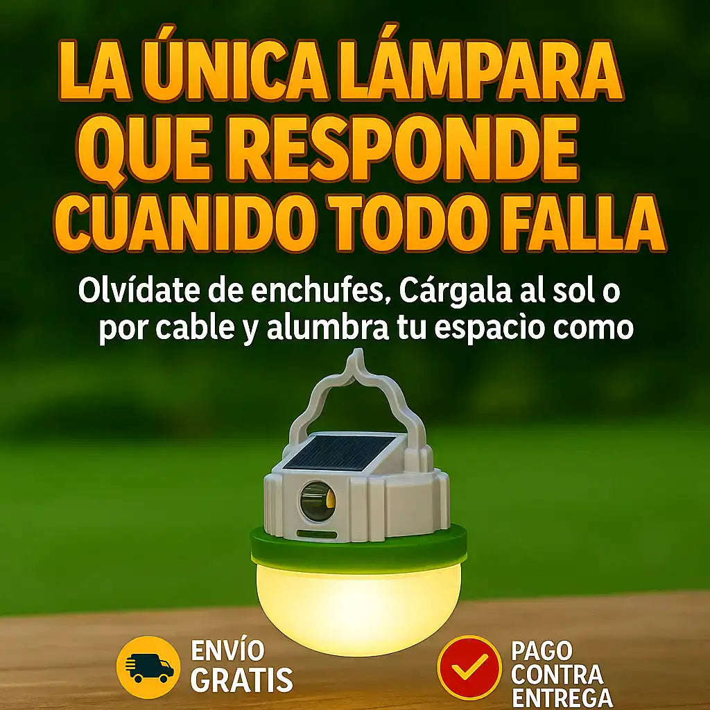 LAMPARA 4 EN 1 SUPER LLAMATIVA! PROMO SOLO POY HOY!